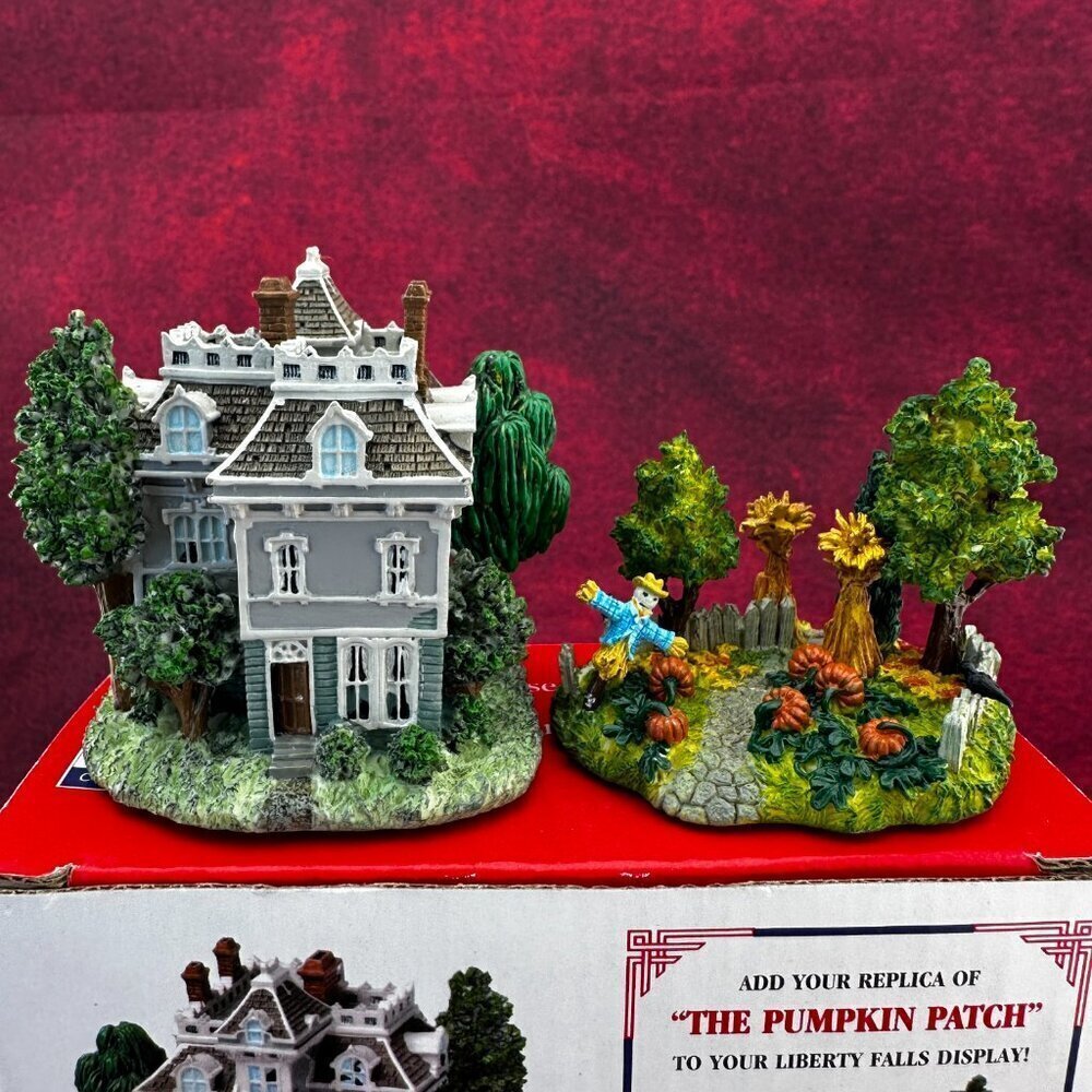 LIBERY FALLS AMERICANA COLLECTION " HOUNTED HOUSE" # AH227 NEW IN OPEN BOX - Picture 2 of 11